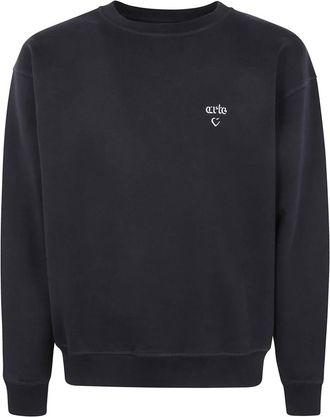 Arte Hoodies & sweatvesten, Heren, Zwart, S, Arte Heart Crewneck