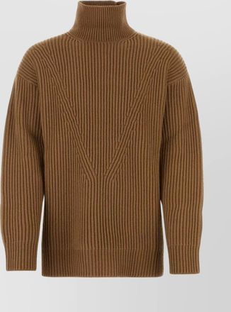 Jil Sander turtleneck wool sweater long sleeves