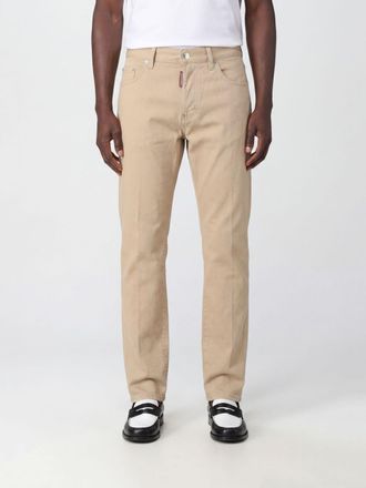 Dsquared2 Jeans straight fit in denim di cotone con design cinque tasche