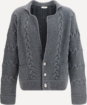 Versace Knitted button Cardigan Male 50