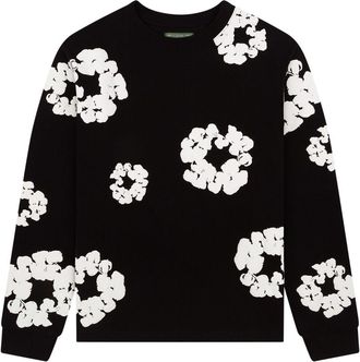 Denim Tears wreath long sleeve T-shirt - Black