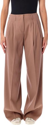 Golden Goose Tailored Wide-Leg Pants With High Waist And Front Pleats