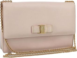 Ferragamo Pre-owned borse di pelle a tracolla - - Pre-owned - Donna - Rosa - ONE SIZE