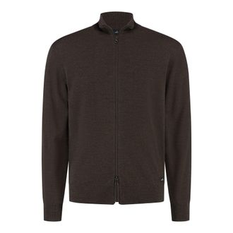 Wahts Mens Knitwear, TargetGroup:Men Dark Brown Melange / XXL
