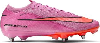 Nike Mens Vapor 16 Elite Adults Soft Ground Football Boots in Pink/Black - Size UK 6.5