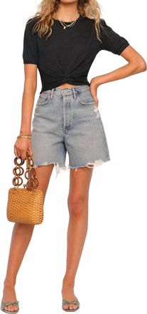 Heartloom Robinson Short Sleeve Top In Black