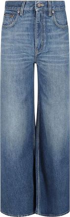 Chlo&eacute; Stijlvolle Broeken voor Vrouwen - Dames - Loose Fit Jeans - Blauw - W28 - Jeans