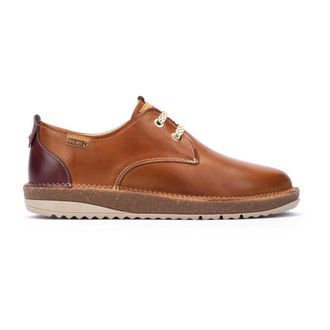 Pikolinos Comfortabele veterschoenen voor dames - Dames - Veterschoenen - Bruin - 36 EU - Leer - Schoenen