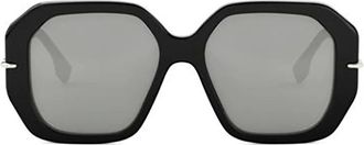 Fendi unisex, Accessoires, Zwart, Maat: 54 MM