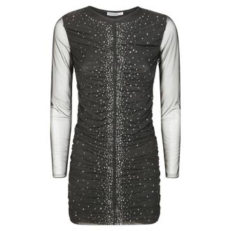 Patrizia Pepe Dames, Jurken, Zwart, Maat: 3XL Tulle