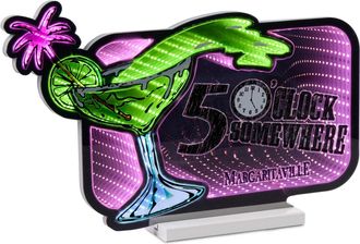 Melrose International Margaritaville 5 oClock EkkoLight 12H - Pink, Green