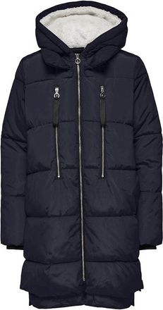 Only Lange donsjas met kap