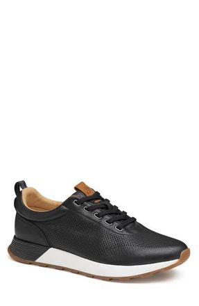 Johnston & Murphy Kinnon Jogger Sneaker in Black at Nordstrom, Size 10.5