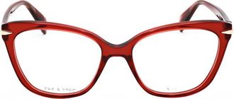 Rag & Bone Ladies Red Butterfly Eyeglass Frames RNB3077-2