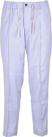 Daniele Alessandrini Burago Straight Broeken - Heren - Straight fit broeken - Grijs - L - Leer - Broeken