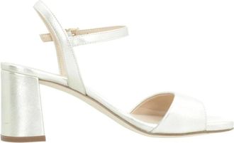 Unisa Moraty 25 LMT Sandaal - Dames - Sandalen met hakken - Geel - 36 EU - Leer - Schoenen
