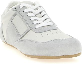 Maison Margiela Womens Gray Calfskin Athletic Sneakers