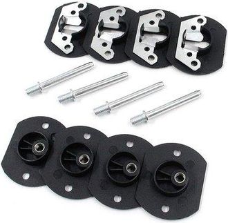 OEM Conector De Sof&aacute; Seccional De 4 Piezas, Estilo Pasador Negro, Herramienta Para Conectar Muebles De Sof&aacute; Seccional
