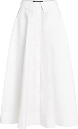 Karl Lagerfeld Gonna midi - Bianco