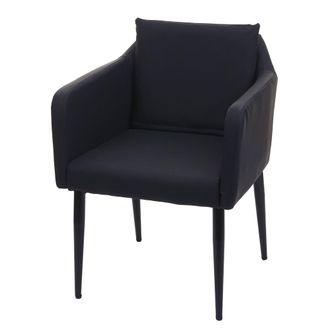 Hhg Hhg - Silla De Comedor 728, Silla De Cocina Sill&oacute;n Silla, Imitaci&oacute;n De Cuero Negro