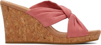 Toms Serena Rose Cork Wedge Sandal