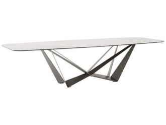Schubiger M&ouml;bel Esstisch Skorpio Alabastro