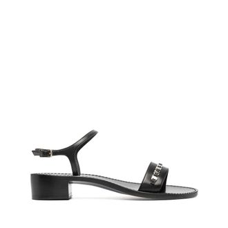 Ferragamo Tiny Vara Bow Applique Trim Sandals