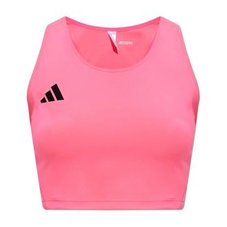 adidas Sleeveless Training Tops, female, Pink, Size: XL Short Training Top