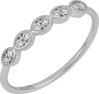 Bony Levy Monaco Diamond Stackable Ring in 18K White Gold at Nordstrom, Size 6.5