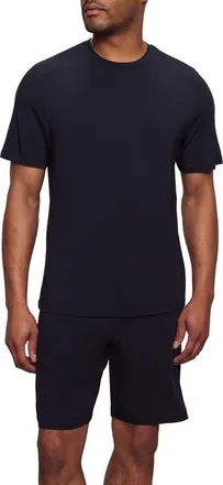 Eberjey Henry Stretch Tencel Modal Short Pajamas in Black at Nordstrom, Size X-Large