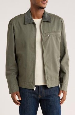 Lucky Brand Corduroy Collar Cotton Barn Jacket in Olive at Nordstrom Rack, Size Xx-Large