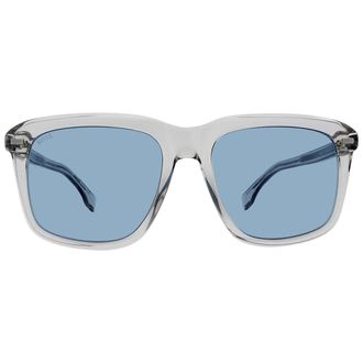 HUGO BOSS Blue Square Mens Sunglasses BOSS 1420/S 0KB7/KU 55