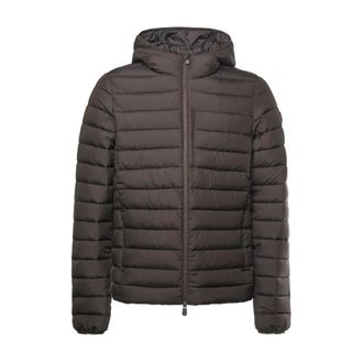 Save The Duck Winter Jackets, male, Brown, S, Juncus Hooded Jacket