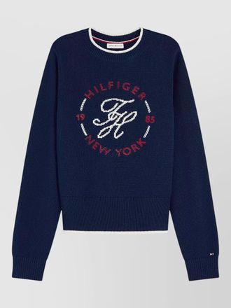 Tommy Hilfiger nautical crew neck sweater long sleeves