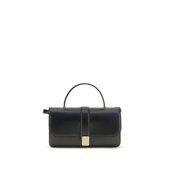 Khaite Black Calf Leather Bos Taurus Womens Handbag