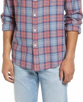 Rails Lennox Shirt In Blue Corvair Melange