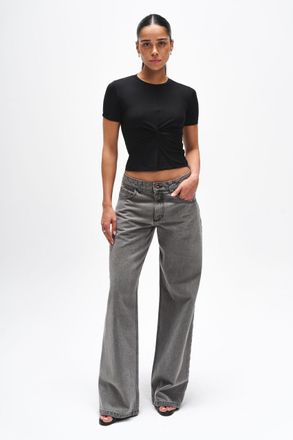 Benu Dames Grijze Straight Leg Jeans