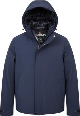 H&egrave;SKIMO Parka Short GS Tech - Heren - Winterjassen - Blauw - L - Jassen