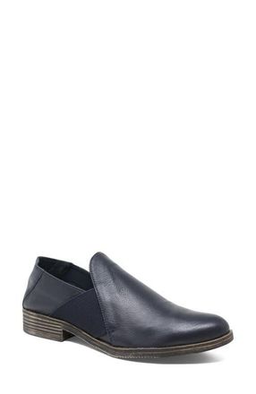 Django & Juliette Kefect Slip On Shoe in Navy Leather at Nordstrom, Size 39