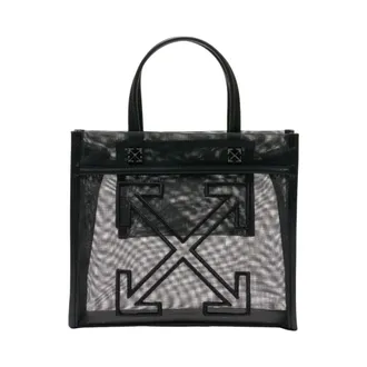 Off-white Tote Bags, female, Black, Size: ONE SIZE Market Shopper Bag S