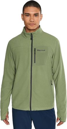 Marmot Airfleece Jacket Mens Sweater Olive Grove : 2XL, Polyester