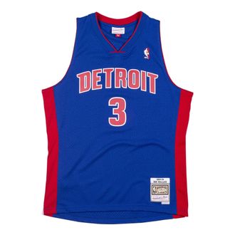 Mitchell & Ness NBA Swingman Jersey Detroit Pistons 2003-04 Ben Wallace Blue Red SMJYAC19108-DPIROYA03BWA