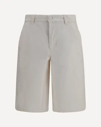 Ami Wide twill cotton Shorts Male 32