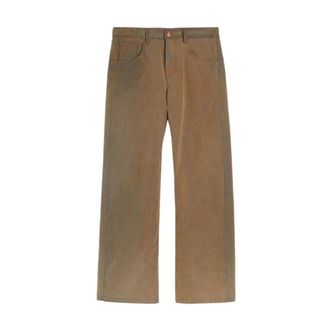 Aspesi Dames, Jeans, Bruin, Maat: W27 Leer