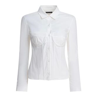 Balenciaga Dames, Blouses & Shirts, Wit, Maat: M