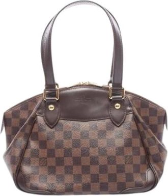 Louis Vuitton Pre-owned Handbags, female, Brown, Size: ONE SIZE Pre-owned Damier Ebene Shoulder Bag