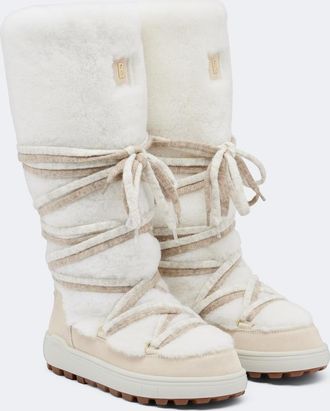 Bogner Chamonix shearling snow boots