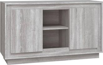 vidaXL Sideboard Grey Sonona 102x35x60 cm Engineered Wood Vidaxl