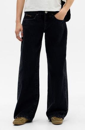 BDG Kayla Aruba Wide Leg Jeans in Black at Nordstrom Rack, Size 31L