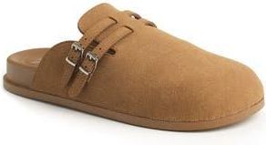 New York & Company Dulcy Double Buckl Clog in Tan at Nordstrom Rack, Size 7.5